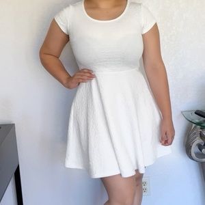 Aeropostale White Skater Dress